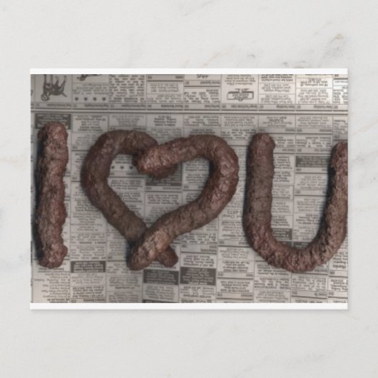 Poop Love Briefkaart (Voorkant)