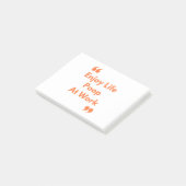 Poop op het werk post-it® notes (Schuin)