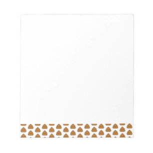 Poop Pattern Notepad Notitieblok