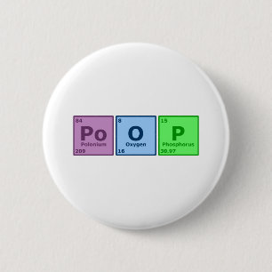 Poop Ronde Button 5,7 Cm