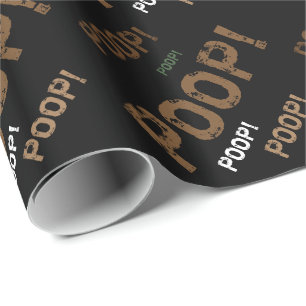 POOP! Verpakkingspapier Cadeaupapier