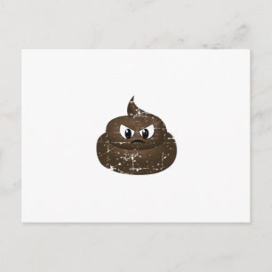 Poop voor de Cartoon van de benedenverdieping Briefkaart