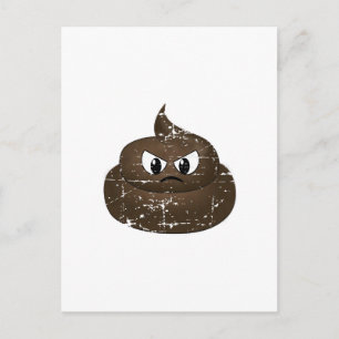 Poop voor de Cartoon van de benedenverdieping Briefkaart