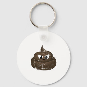 Poop voor de Cartoon van de benedenverdieping Sleutelhanger