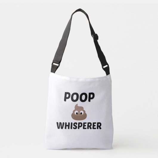 POOP WHISPERER CROSSBODY TAS (Voorkant)