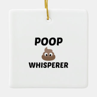 POOP WHISPERER KERAMISCH ORNAMENT