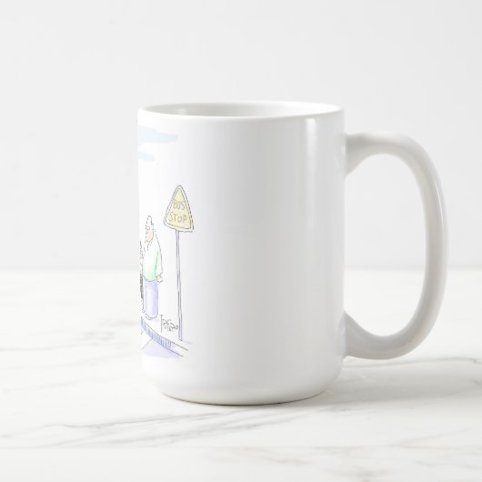 Pooped sur la TASSE de couverture (Droite)