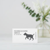 Pooper Scooper Visitekaartje (Staand voorkant)