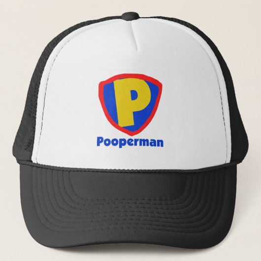 Pooperman Trucker Pet (Voorkant)