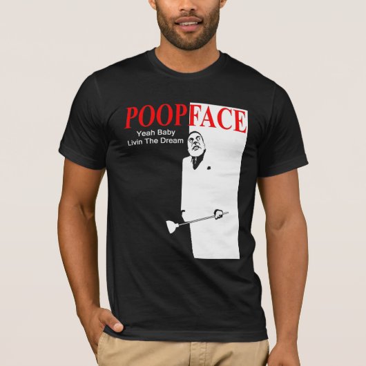 Poopface Shirt (Voorkant)