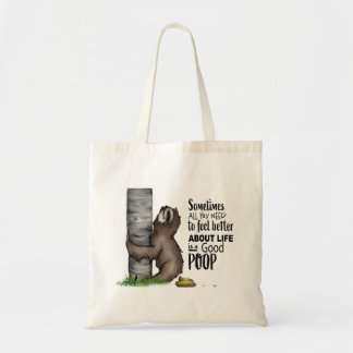 poopingssleuf tote bag