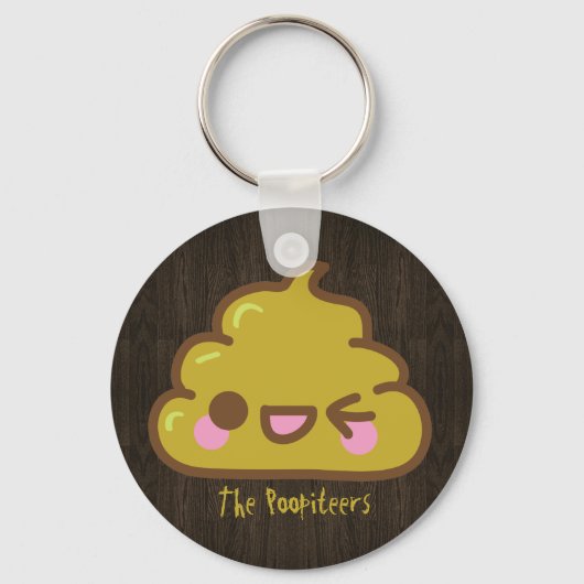 Poopiteers - Cutey Poo Sleutelhanger (Voorkant)