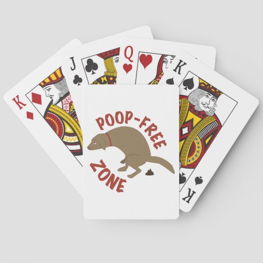 Poopvrije zone pokerkaarten (Achterkant)