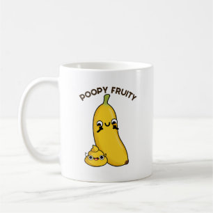 Poopy Fruny Fruit Banana Pun Koffiemok