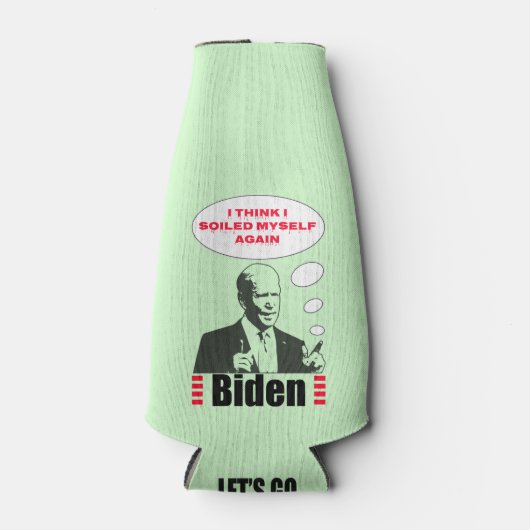 Poopy Pants Biden Flesjeskoeler (Voorkant)