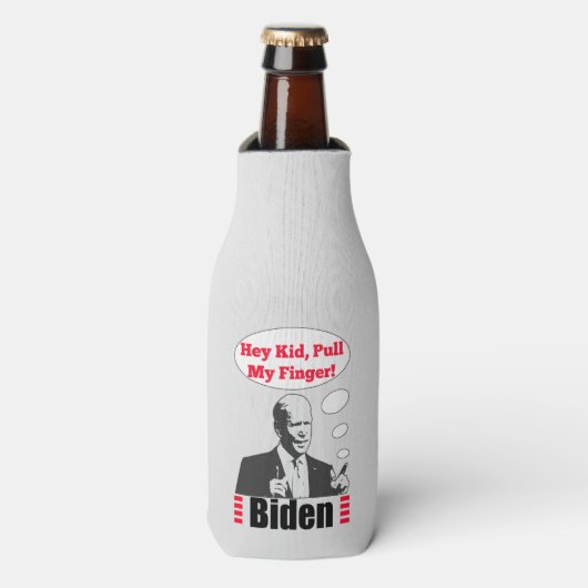 Poopy Pants Biden Flesjeskoeler (Fles Voorkant)