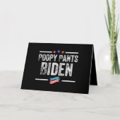 Poopy Pants Biden Kaart (Voorkant)