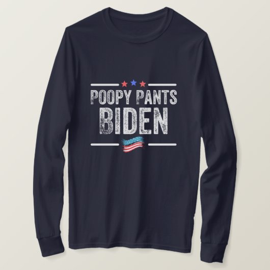 Poopy Pants Biden T-shirt (Design voorkant)
