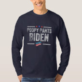 Poopy Pants Biden T-shirt (Voorkant)