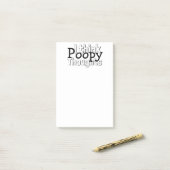 Poopy Thoughts bekijken Post-it® Notes (Op bureau)