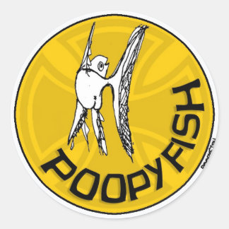 poopy venster sticker