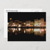 Poort chassis 's nachts briefkaart (Voorkant / Achterkant)