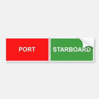 Poort- en moederbordsticker bumpersticker