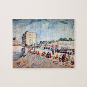 Poort in de Parijse stadsmuur door Vincent van Gog Legpuzzel