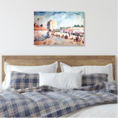 Poort in de Parijse Wallen door Vincent van Gogh Canvas Afdruk (Insitu (Slaapkamer))