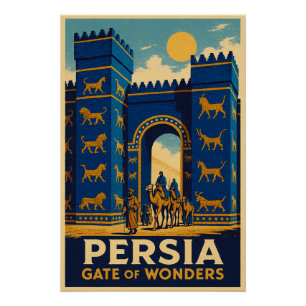 Poort van Ishtar - Babylonische droom Perfect Poster