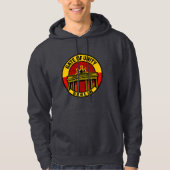 Poort van Unity Mannen Basic Hooded Sweatshirt (Voorkant)