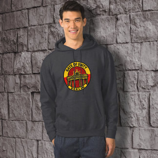 Poort van Unity Mannen Basic Hooded Sweatshirt