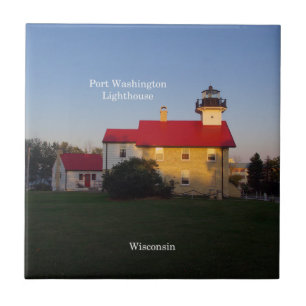 Poort vuurtoren van Port Washington Tegeltje