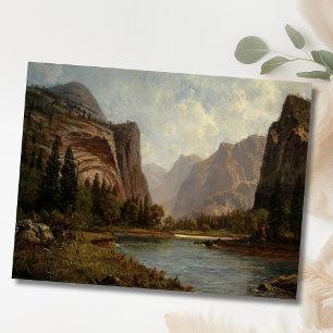 Poorten van de Yosemite - Albert Bierstadt Briefkaart