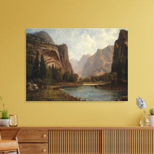 Poorten van de Yosemite – Albert Bierstadt Canvas Afdruk