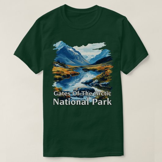 Poorten van het Arctic National Park Alaska TShirt (Design voorkant)