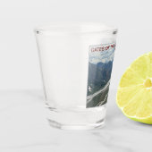 Poorten van het Arctic National Park schieten glas (Links)