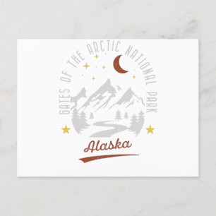  poorten van het Arctisch Nationaal Park Alaska Briefkaart