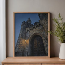 Poortgebouw van kasteel Neuschwanstein in de schem