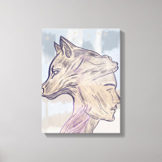 Poot en toch ik – Stille kameraadschap Canvas Afdruk