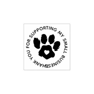 Poot Huisdier Hond Kat Dank U nieuwelijk Dierenart Rubberstempel