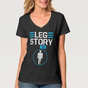 Poot humoristische grap prothese been t-shirt