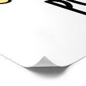 Poot-tato Funny Farting Potato Pun Poster (Hoek)