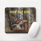 poot van een roofdier muismat (Met muis)