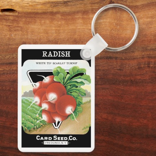  pootaardappelen met etiket op zadels sleutelhanger (Achterkant)