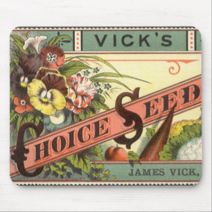 pootaardappelen met label, Vick's Choice Seeds Muismat