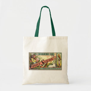  pootaardappelen met label, Vick's Choice Seeds Tote Bag