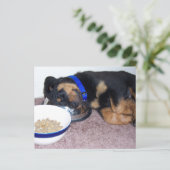 pootafdruk op je hart huisdier verlies herdenkings (Staand voorkant)