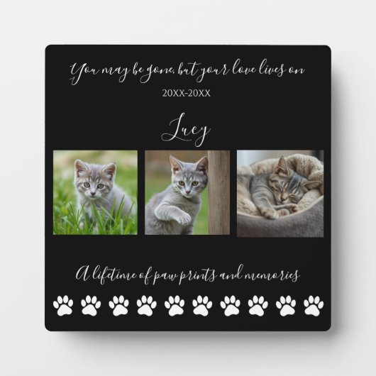 Pootafdrukken & Herinneringen - Op Maat Gemaakte H Fotoplaat (Voorkant)