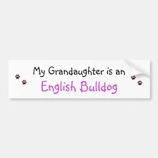 pootafdrukken, poetafdrukken, mijn grootdochter is bumpersticker
